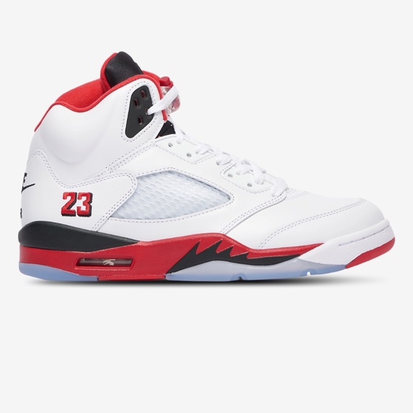 Jordan Other - Nike Air Jordan 5 Fire Red Black Tongue